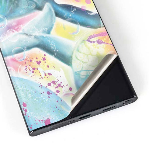 Pastel Dolphins by Sheena Pike Galaxy Skins